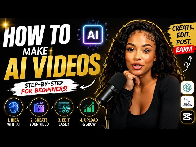 How to make Al videos with free AI tools [Step by Step for Beginners]