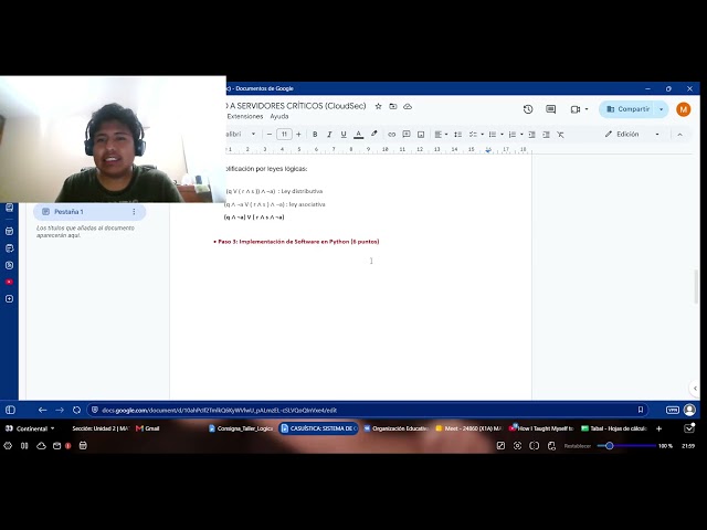APLICACIÓN DE LA LÓGICA PROPOSICIONAL EN ESTRUCTURAS DE CONTROL CON PYTHON