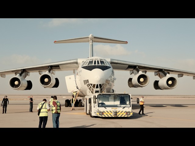 Preparación para el despegue y salida del Ilyushin IL-76 | EIAS 2026