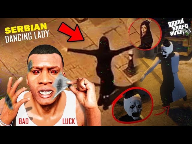 GTA 5: Franklin Meets SERBIAN DANCING LADY First Time in GTA 5! (GTA 5 mods