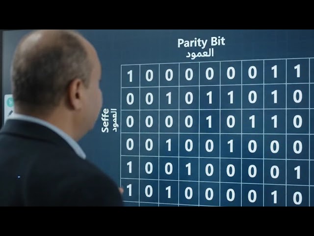 💻 إزاي الـ 2D Parity Block بيصلح البت البايظة لوحده في امتحان الـ IGCSE؟