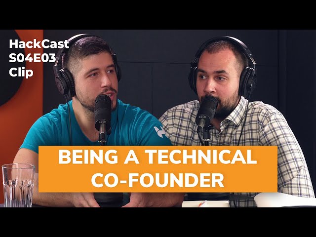 What's important to know before becoming a tech co-founder? | HackCast S04E03 Clips