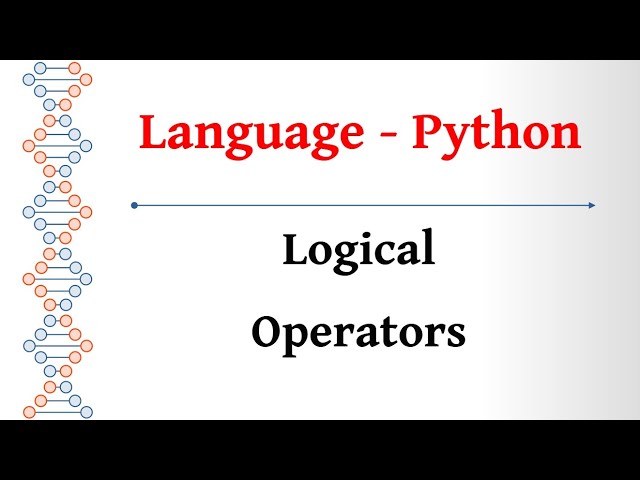Language Tamil - Python Basics - Logical Operators