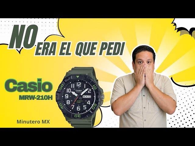 The Amazon mix-up that turned into a GREAT RECOMMENDATION | CASIO MRW-210H | #MinuteroMX
