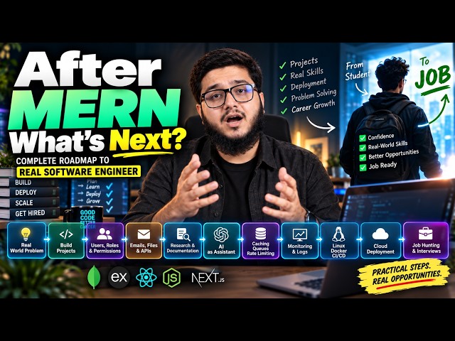 Done with MERN Stack? What’s Next? | Real Software Engineer Roadmap