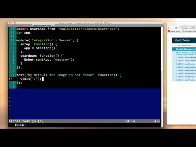 Creating an Integration Test with Ember.js