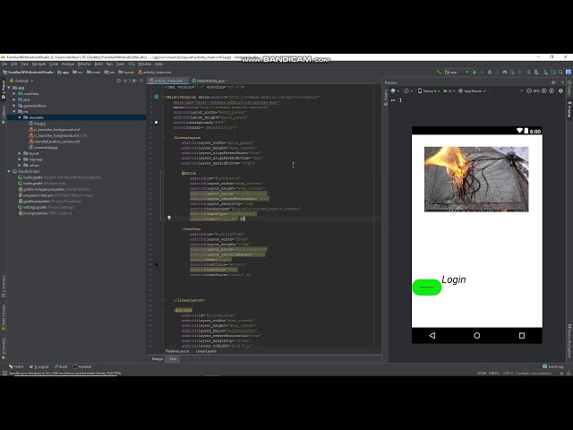 Android Studio Linear layout orientation