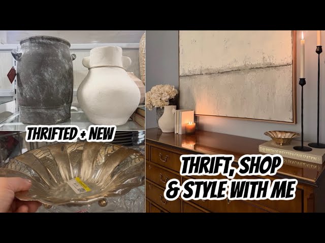 How to Mix Thrifted + New Decor | Styling a Collected Home