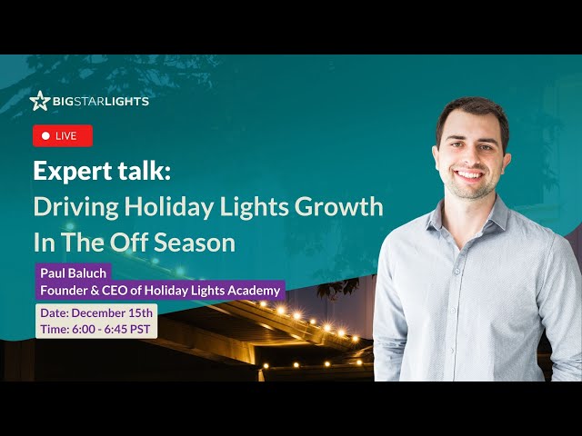 Driving Holiday Lights Growth In The Off Season