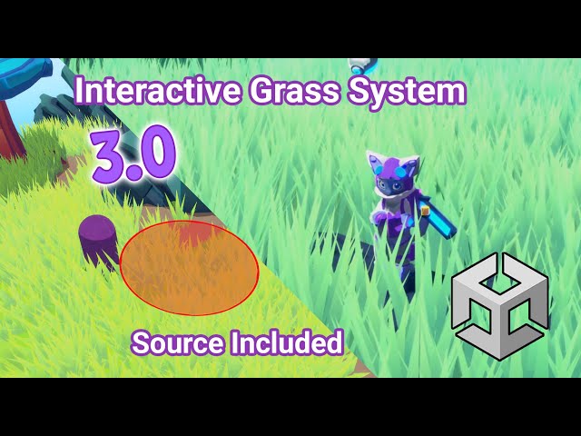 Unity | I made an even better Interactive Grass Shader + Tool
