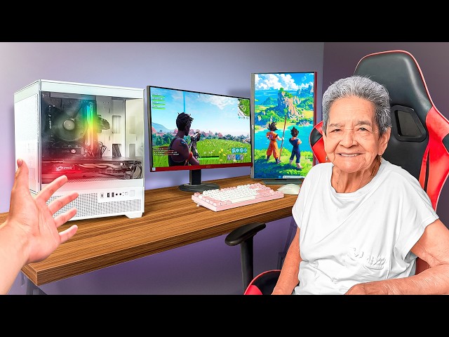 I gave my grandmother a gaming PC as a gift.