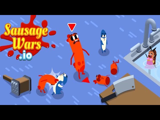 Sausage Wars.io (by Coco Play) IOS Gameplay Video (HD)