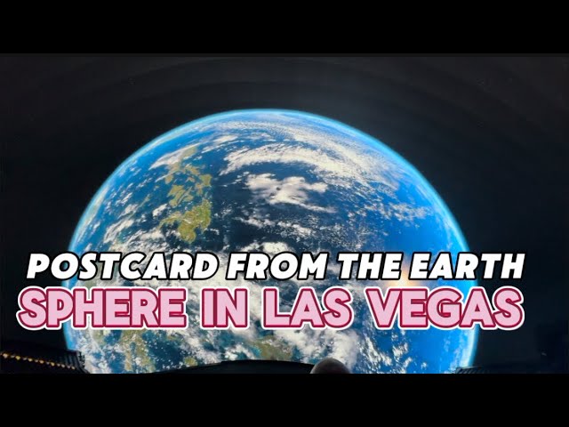 Exploring Las Vegas: Vlog In Sphere │postcard From Earth 360 degree movie!