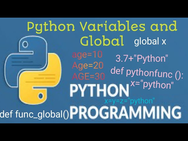#7-Python Variable and Global for beginners |  Python Tutorial - Python for Beginners #python