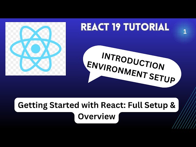React.js Tutorial: Create Your First App using VITE - Full Setup & Overview