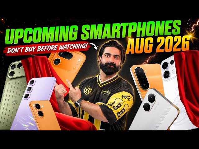 Upcoming Mobile Phones in Pakistan🔥August 2026 ! vivo V80 Lite, Infinix Hot70 Pro,PocoX8,OPPO Reno16