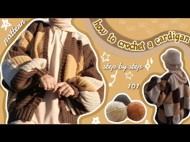 How to crochet a cardigan | pattern included 🌼