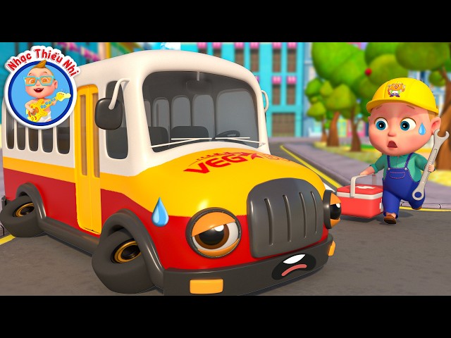 Em Tập Lái Ô Tô - Bài Hát Xe Bus - Liên Khúc Ca Nhạc Thiếu Nhi Remix Vui Nhộn Hay Nhất Cho Bé Yêu