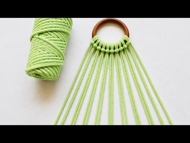 Macrame For Beginner - DIY Easy Macrame Wall Hanging -Simple Macrame Plant Hanger - Simple Tutorial
