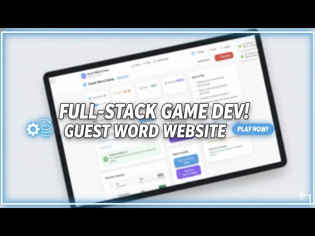 I Built GuestWord: The Most Addictive Word Game Ever