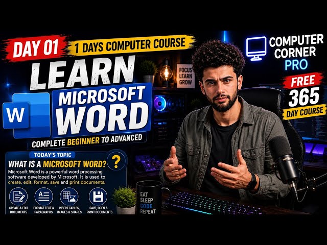 Microsoft Word Tutorial for Beginners | Learn MS Word Step by Step