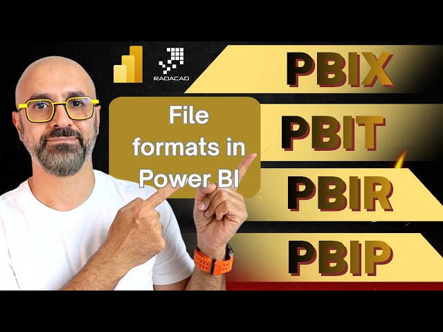 Power BI File Formats Explained: PBIX vs PBIT vs PBIP vs PBIR