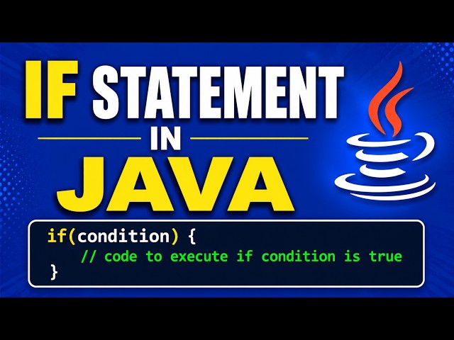 IF Statement in Java | if Condition  Examples | Java Control Statements | Decision making statement