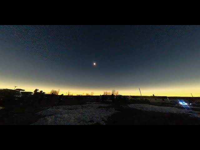 360° Total Solar Eclipse in Houlton, Maine 2024 (Live Reaction)