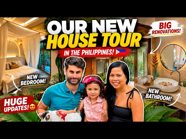 WE FINALLY DID IT! 😍 OUR NEW HOUSE TOUR IN THE PHILIPPINES 🇵🇭