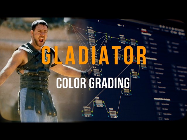 COMO CREAR EL COLOR GRADING de GLADIATOR - Da Vinci Resolve tutorial