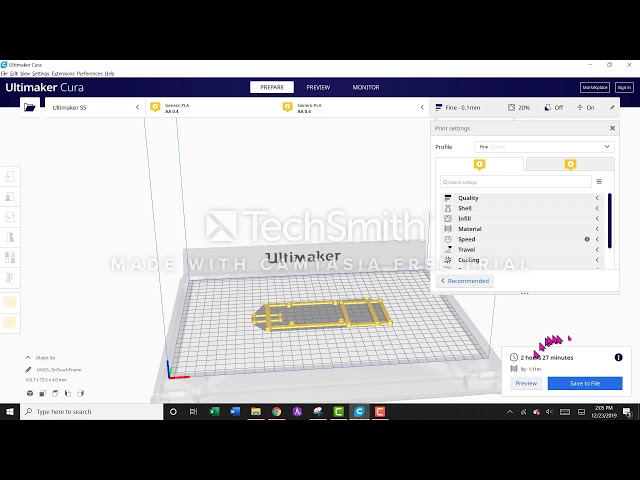 How to save gcode file from .stl file in Ultimaker Cura