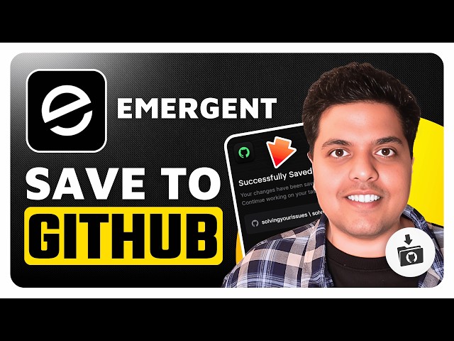 How To Save Project To GitHub on Emergent AI (Download Code File Guide)