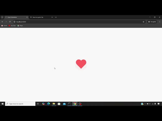 Heart Animation Using CSS