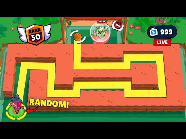 CRAZY RANK 50 RANDOM TRICKSHOTS! Brawl Stars Funny Moments and Fails, Glitches #1497