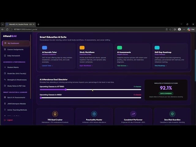 AttendIQ AI - Smart Education