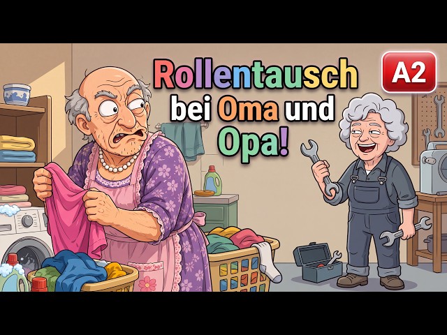 Grandma and Grandpa Switch Roles! 😂 | Learn German with a Funny Family Story!