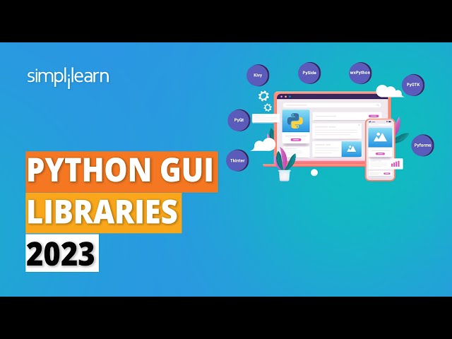 Python GUI Libraries 2026 | 7 Best GUI Framework for Python | Python For Beginners | Simplilearn
