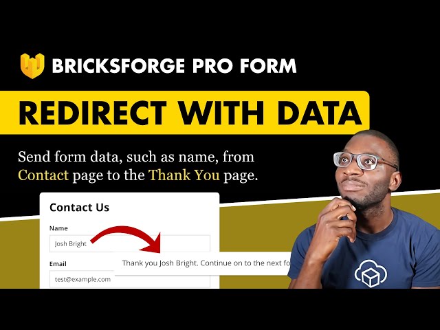 Send form data to another page with Bricksforge Pro Forms