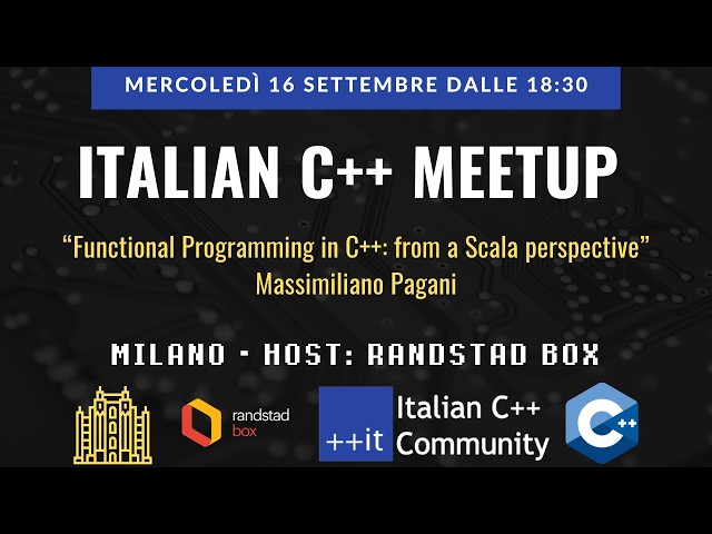 [Milan Meetup] Functional Programming in C++ - from a Scala perspective (Massimiliano Pagani)