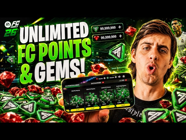FC Mobile Hack - How To Get FC Mobile 26 Free FC Points and Gems (iOS, Android) Tutorial