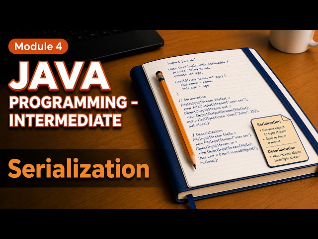 Java Serialization Explained: What, How, and When to Use It