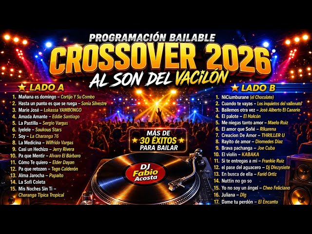 PROGRAMACION CROSSOVER BAILABLE 2026-D FABIO ACOSTA #quillami #barranquilla #crossover