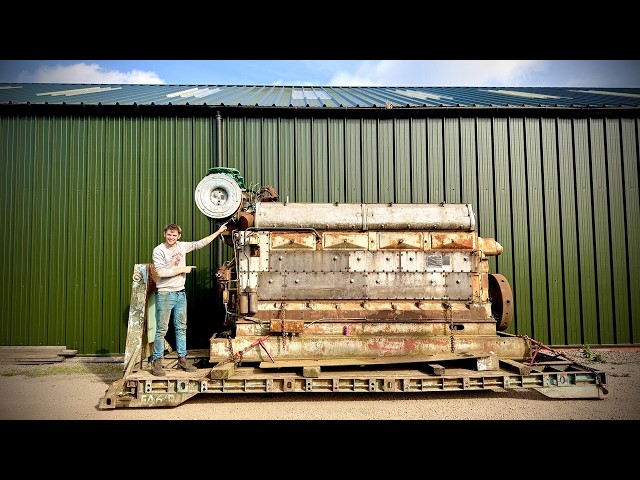 THIS 102.4 LITRE ENGINE HASN’T RUN IN YEARS…