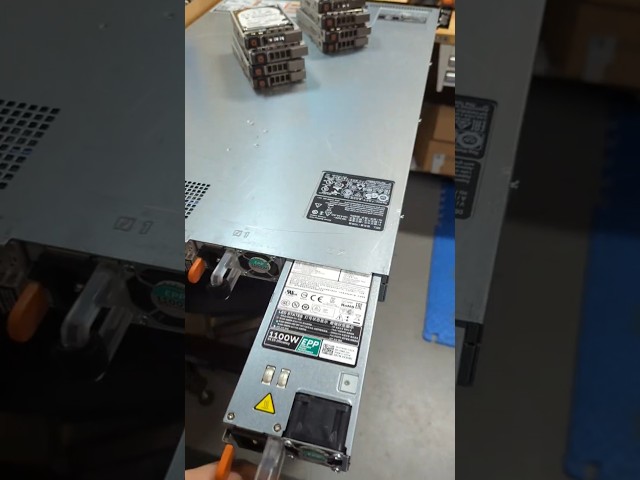 Server build #dellservers #asmr #harddrives