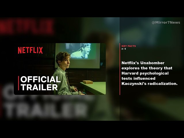 Netflix Thriller Unabomber Reveals Dark Origins Of Infamous Terrorist