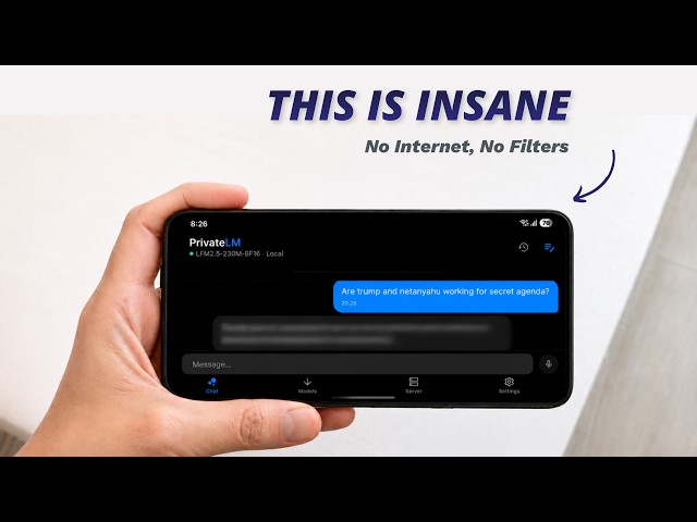 Run Offline AI on ANY Phone (Android & iPhone) 🔥