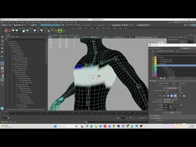 skining maya