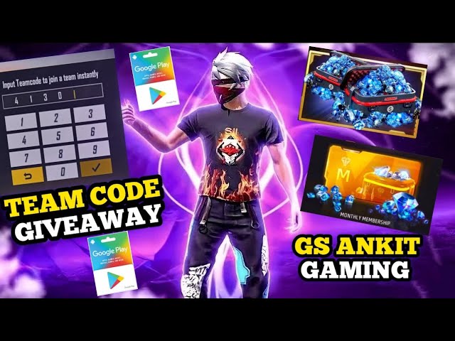 FREE FIRE LIVE CUSTOM ROOM GIVEAWAY FF LIVE TEAM CODE GIVEAWAY|#freefirelive #giveaway #nawabislive