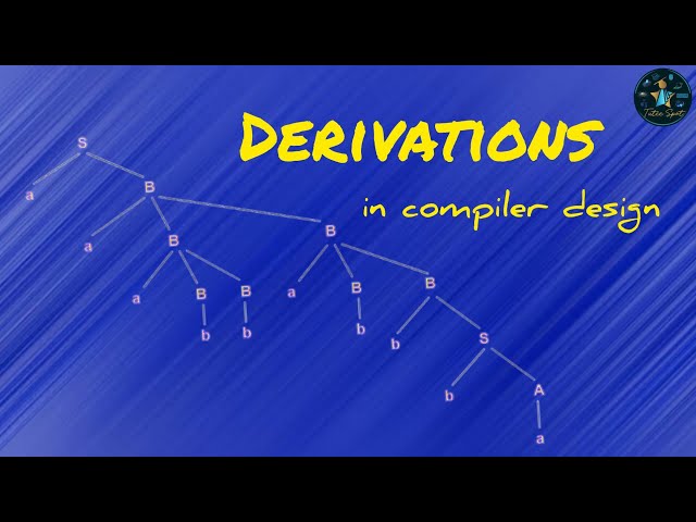 Derivations in Compiler Design | Left & Right most derivations #education #cse #tutorial #exam