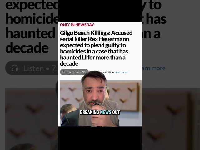 Can’t believe Rex Heuermann is pleading guilty #lisk #rexheuermann #longislandserialkiller